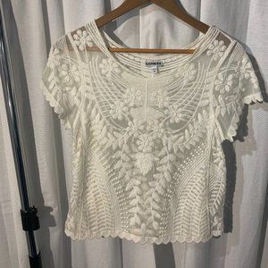 Lace crop top from Express!